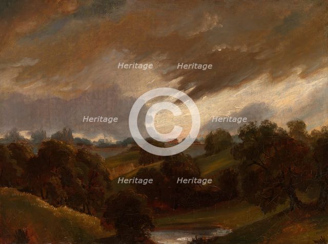 Hampstead, Stormy Sky, 1814. Creator: Unknown.