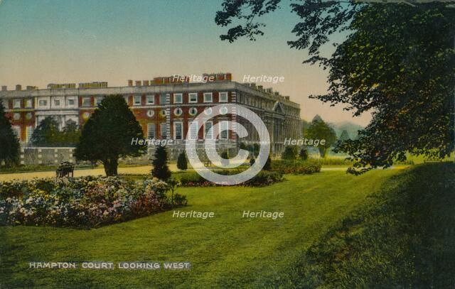 'Hampton Court, Looking West', c1910. Artist: Unknown.