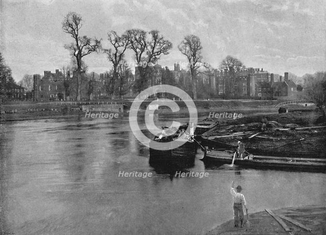 'Hampton Court Palace', c1896. Artist: Poulton & Co.