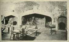Hampton Court Palace - part of the palace kitchen which is kept exactly as it was in Wolsey's time Creator: Unknown