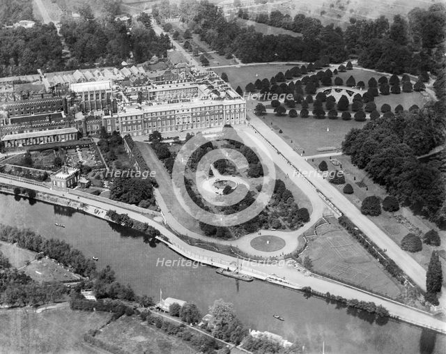 Hampton Court Palace, Richmond-upon-Thames, London, 1920. Artist: Aerofilms.