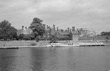 Hampton Court Palace, viewed from the south bank of the River Thames, c1945-c1965. Creator: SW Rawlings
