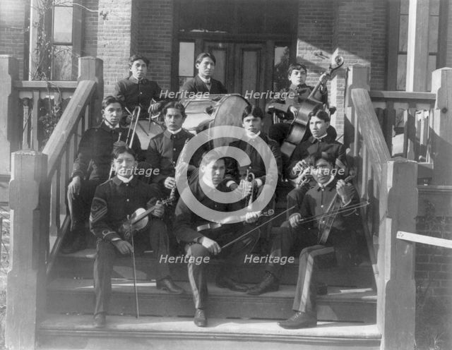 Hampton Institute, Va. - Indian orchestra, 1899 or 1900. Creator: Frances Benjamin Johnston.