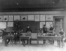 Hampton Institute, Va. - Plant study lab, 1899 or 1900. Creator: Frances Benjamin Johnston