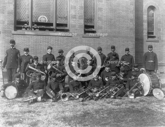 Hampton Institute, Va. - the band, 1899 or 1900. Creator: Frances Benjamin Johnston.