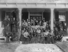 Hampton Institute, Va. - the choir, 1899 or 1900. Creator: Frances Benjamin Johnston