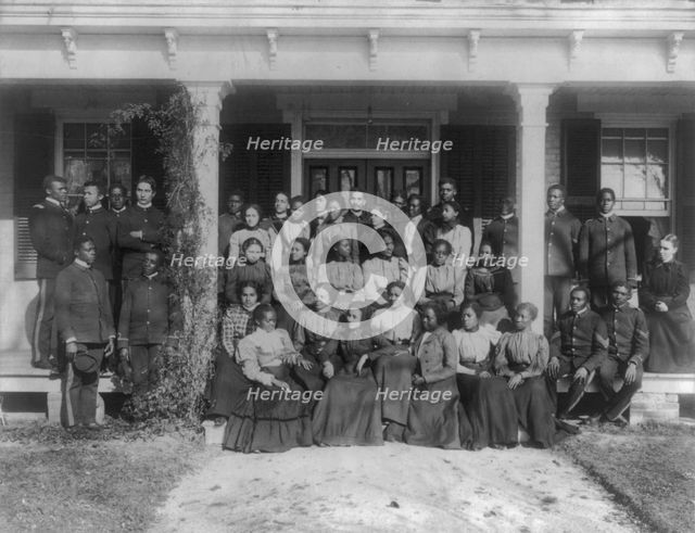 Hampton Institute, Va. - the choir, 1899 or 1900. Creator: Frances Benjamin Johnston.