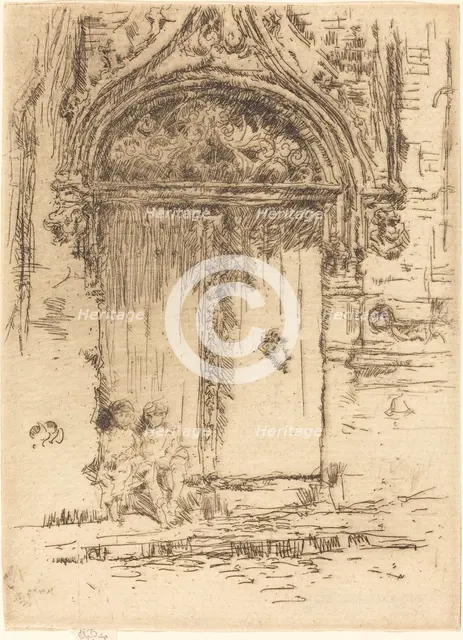 Hangman's House, Tours, 1888. Creator: James Abbott McNeill Whistler.