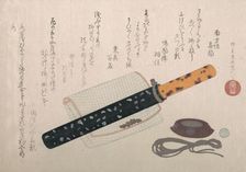 Hanging Tobacco Set, 19th century., 19th century. Creator: Shinsai