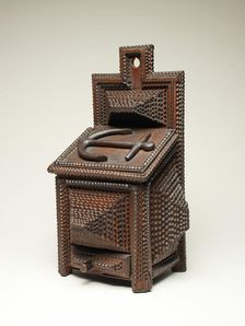 Hanging Box with Lid, 1891. Creator: Jacob Brunkeg