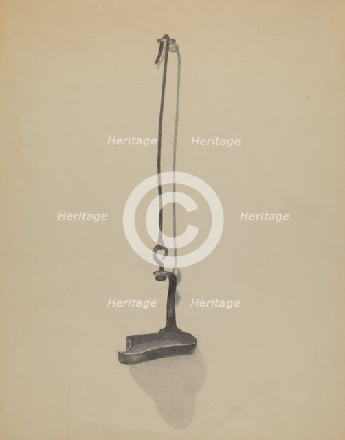 Hanging Lamp, c. 1936. Creator: Anna Aloisi.