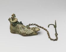 Hanging Lamp in the Form of a Sandaled Right Foot, Byzantine, 5th century. Creator: Unknown