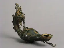 Hanging Lamp with a Griffin’s Head, Byzantine, 4th-6th century. Creator: Unknown