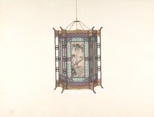 Hanging Lantern, 19th century. Creator: Anon