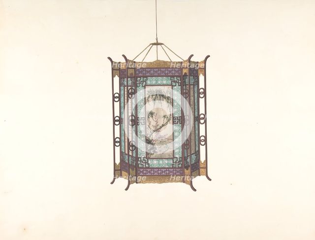 Hanging Lantern, 19th century. Creator: Anon.