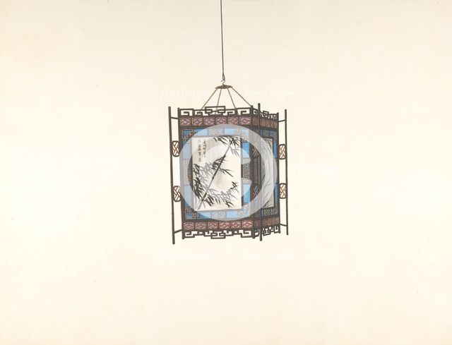 Hanging Lantern, 19th century. Creator: Anon.