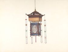 Hanging Lantern, 19th century. Creator: Anon
