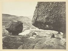 Hanging Rock, Echo City, 1868/69. Creator: Andrew Joseph Russell