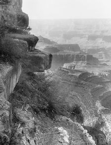 Hanging Rock, Grand View Trail, Grand Canyon, Ariz., c1906. Creator: Unknown