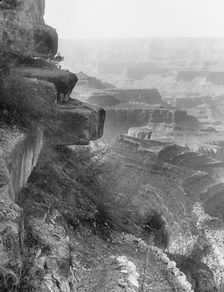 Hanging Rock, Grand View Trail, Grand Canyon, Ariz., c1906. Creator: Unknown
