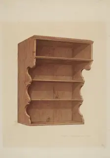 Hanging Shelf, c. 1939. Creator: William H Edwards