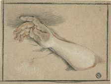 Hand and Forearm, n.d. Creator: Antoine Coypel