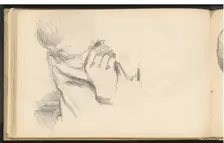 Hand and Shoulder of a Boy, c. 1885. Creator: Paul Cezanne