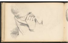 Hand and Shoulder of a Boy, c. 1885. Creator: Paul Cezanne