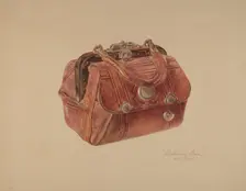 Hand Bag, 1935/1942. Creator: Albert Allen