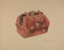 Hand Bag, 1935/1942. Creator: Albert Allen