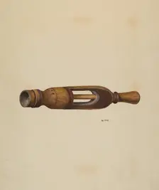 Hand Bottle Corker, c. 1940. Creator: Ray Price