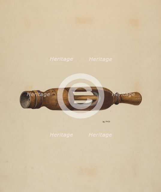 Hand Bottle Corker, c. 1940. Creator: Ray Price.