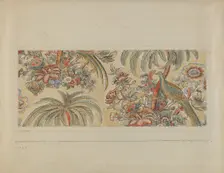 Hand Blocked Chintz, c. 1936. Creator: Edith Magnette