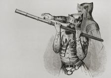 Hand cannon, 15th century, (1877). Creator: Unknown