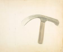 Hand Forged Adze, c. 1936. Creator: Donald Streeter
