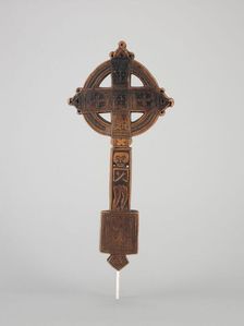 Hand-held processional Christian cross, mid-18th century - 19th century. Creator: Unknown