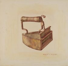 Hand Iron, c. 1938. Creator: Robert Rigsby