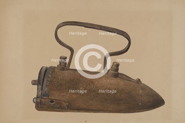 Hand Iron, c. 1939. Creator: Michael Chomyk.