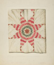 Hand Made Quilt, c. 1938. Creator: Wilford H. Shurtliff