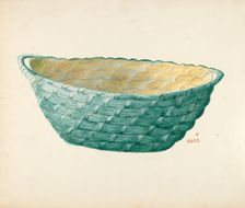 Hand Made Work Basket, 1935/1942. Creator: Margaret Stottlemeyer