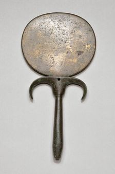 Hand Mirror, Egypt, New Kingdom, Dynasty 18-20 (about 1550-1070 BCE). Creator: Unknown