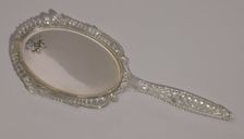 Hand mirror from Mae's Millinery Shop, 1941-1994. Creator: Unknown