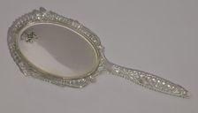 Hand mirror from Mae's Millinery Shop, 1941-1994. Creator: Unknown