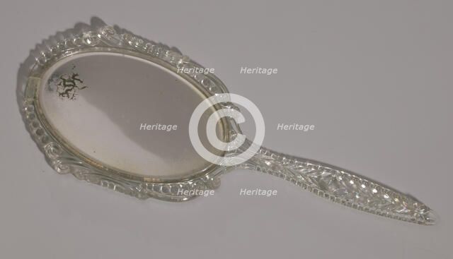 Hand mirror from Mae's Millinery Shop, 1941-1994. Creator: Unknown.