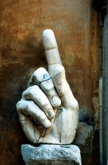 Hand of Constantine, sculpture