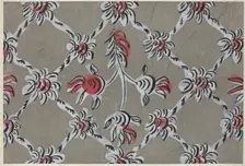 Hand-Painted Wall, c. 1938. Creator: Martin Partyka