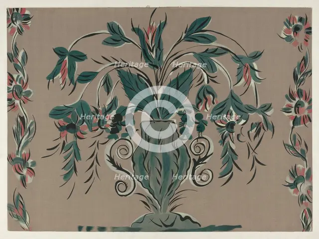 Hand Painted Wall, c. 1939. Creator: Martin Partyka.