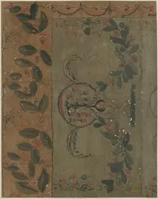Hand-Painted Wall, c. 1939. Creator: Martin Partyka