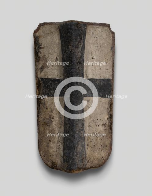 Hand Pavise with the Coat of Arms of the Teutonic Order, Germany, c. 1450. Creator: Unknown.