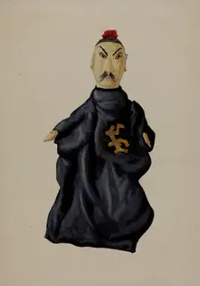 Hand Puppet - Chinaman, c. 1936. Creator: Joseph Shapiro